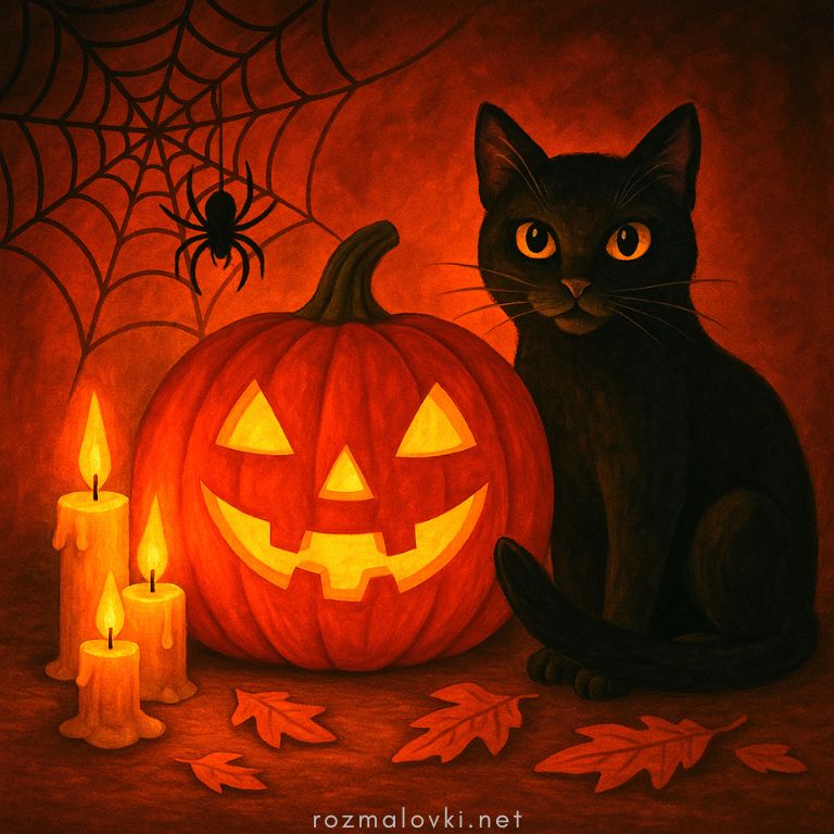 Розмальовки Хелловін (Halloween) 🎃