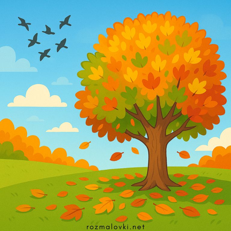 Розмальовки Осінь 🍂