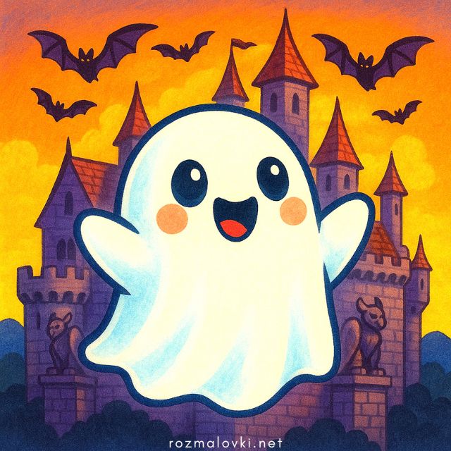 Розмальовки Привиди 👻