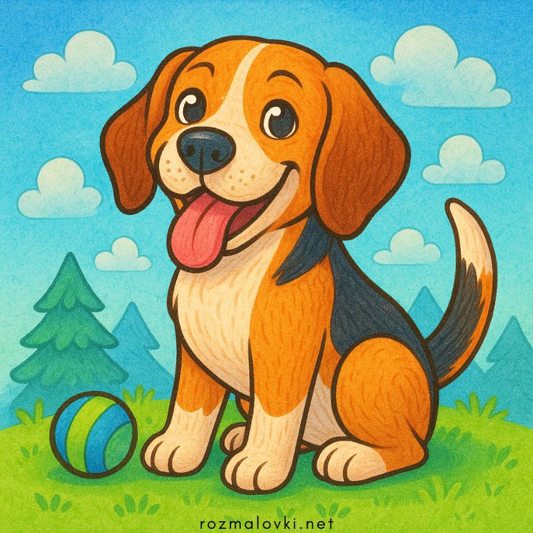 Розмальовки Собаки 🐕