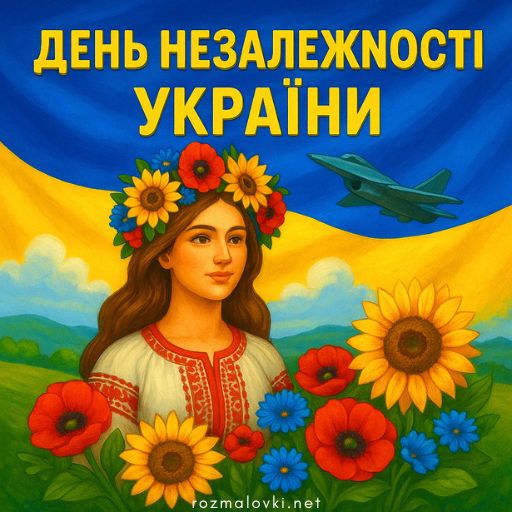 Розмальовки День Незалежності України 💙💛
