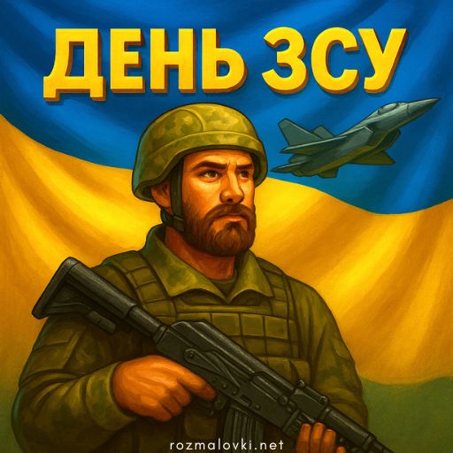 Розмальовки День ЗСУ 💙💛