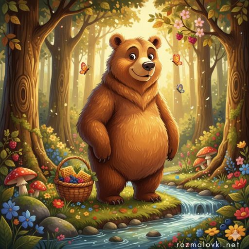 Розмальовки Ведмеді 🐻