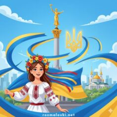 Розмальовки до дня гідності та свободи для дітей - Роздрукувати безкоштовно А4, скачати 