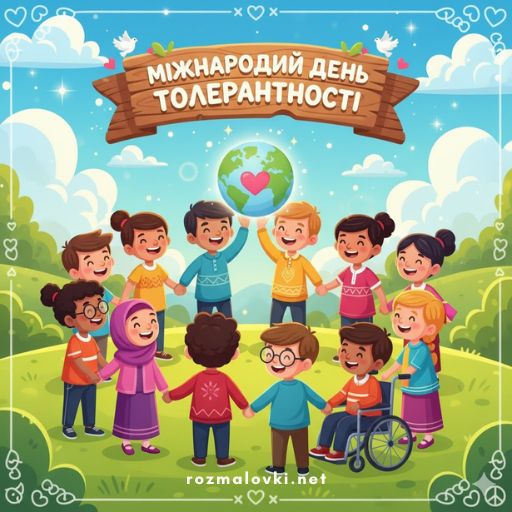 Розмальовки День толерантності
