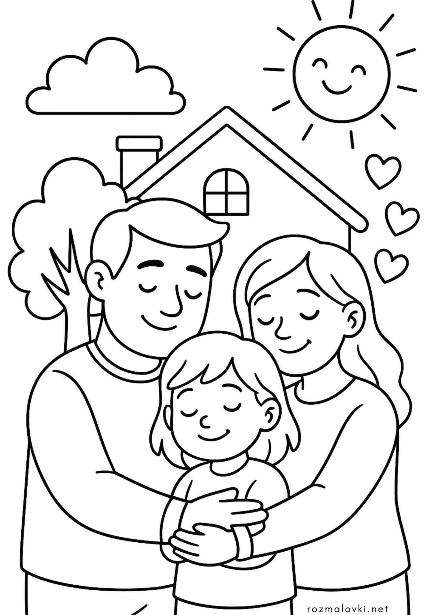 Раскраска День захисту дітей