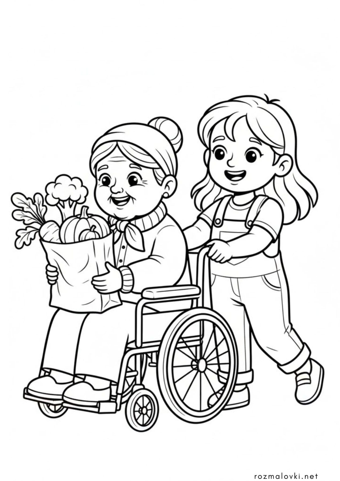 Раскраска Добрі справи Раскраска Добрі справи