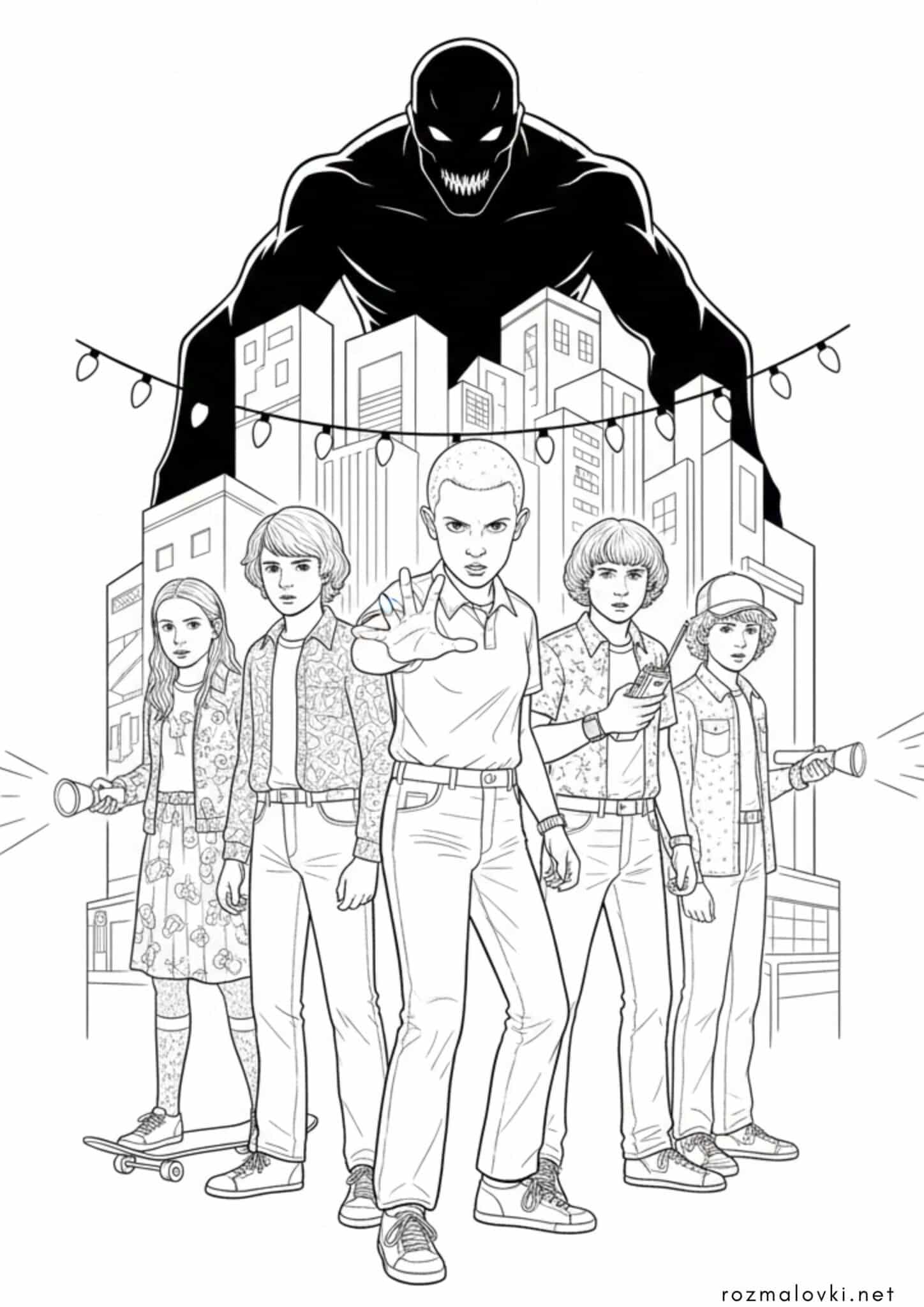 Раскраска Дивні дива – герої