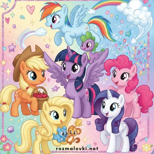 Розмальовки Май Літл Поні (My Little Pony)