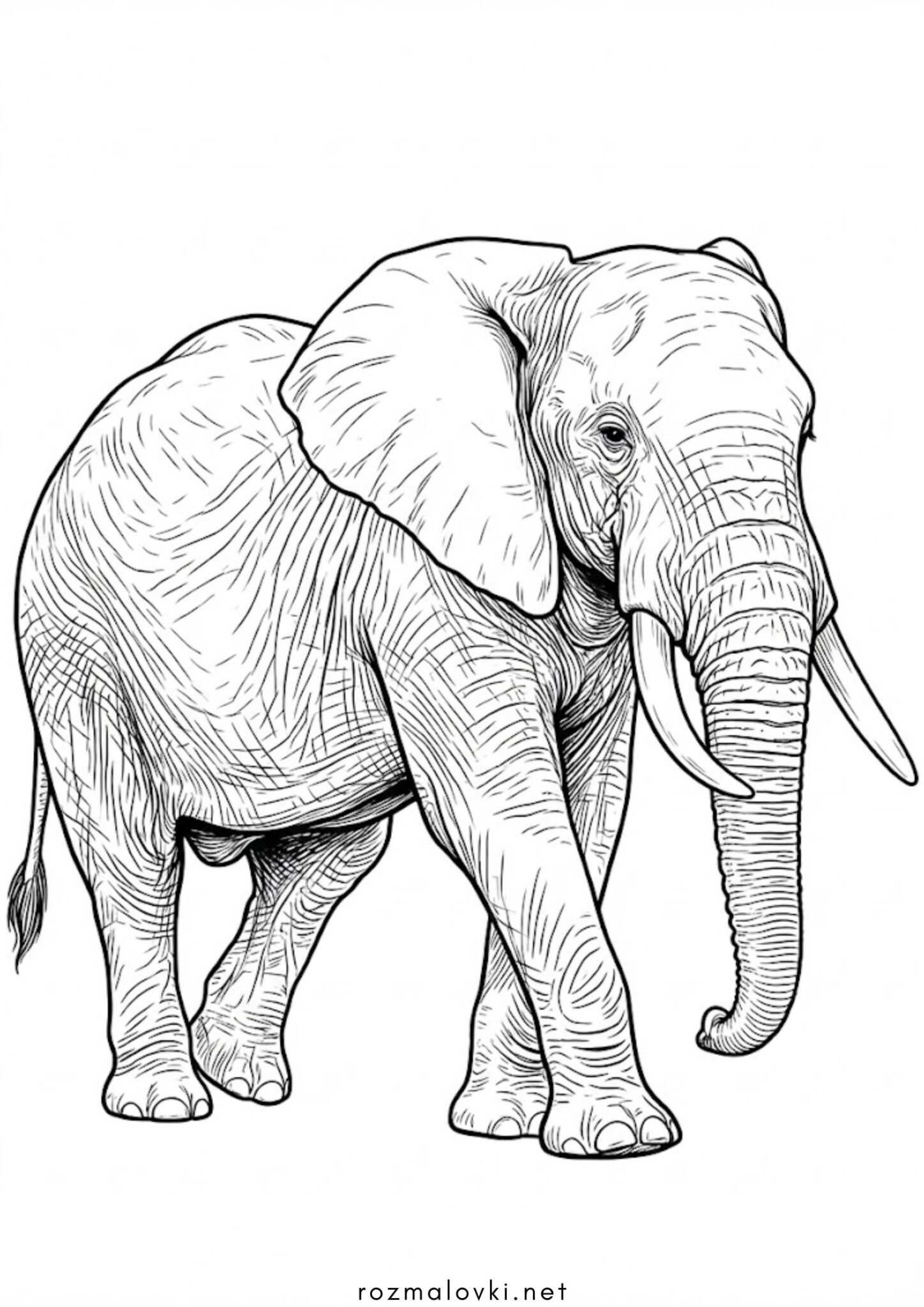 Раскраска Африканський слон