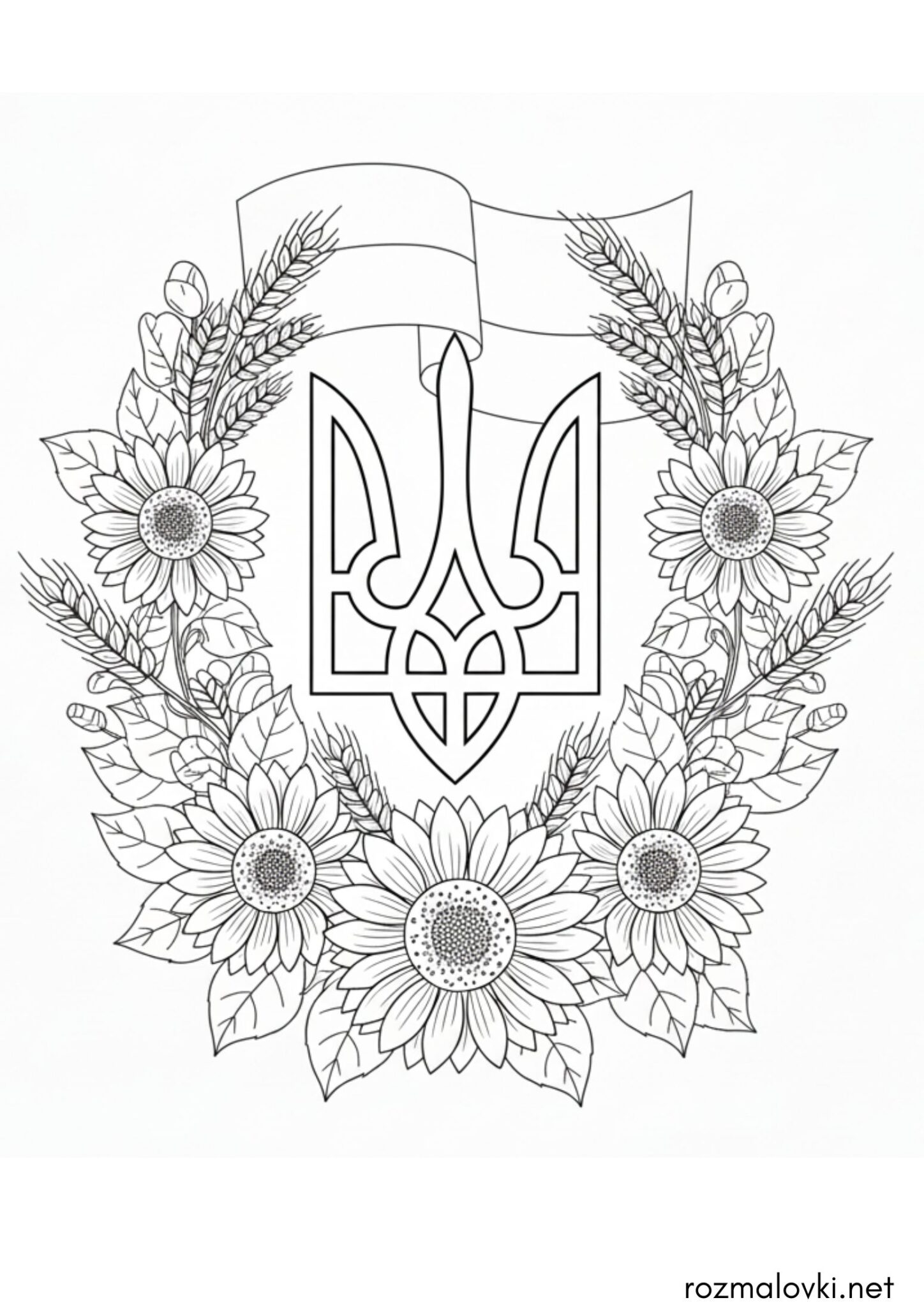 Раскраска День Незалежності