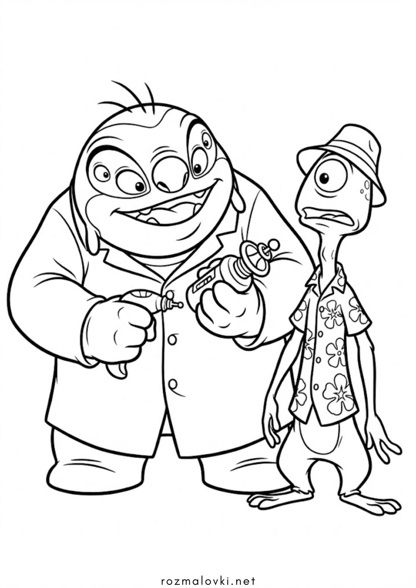 Раскраска Джамба і Пліклі