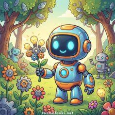 Розмальовки з роботами