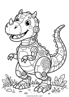 Милий робот динозавр