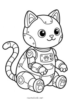 Милий робот котик