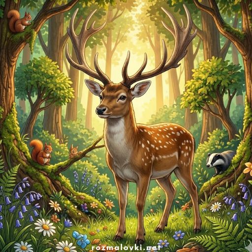 Розмальовки Олені 🦌