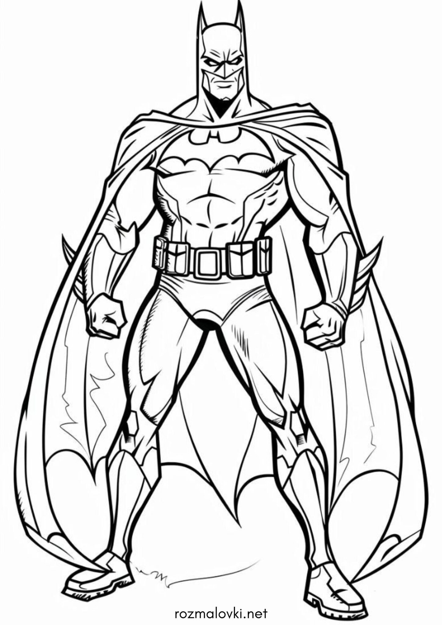 Раскраска Бетмен