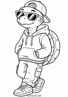 Черепаха в окулярах