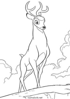 Дорослий олень Бембі