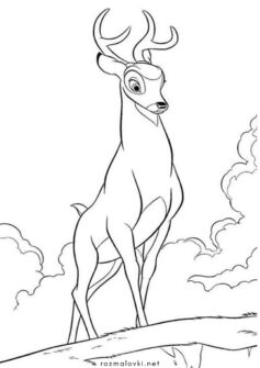 Дорослий олень Бембі