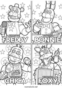 Фредді, Бонні, Чіка та Фоксі (ФНаФ)