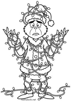 Грінч у гірлянді