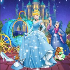 Розмальовки Попелюшка 👠 Роздрукувати безкоштовно А4, скачати