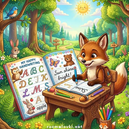 Розмальовки Прописи букв українського алфавіту