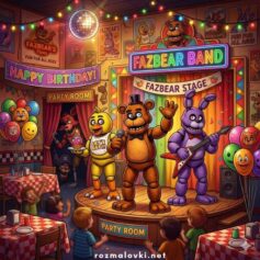 Розмальовки Five Nights at Freddy's (ФНаФ)