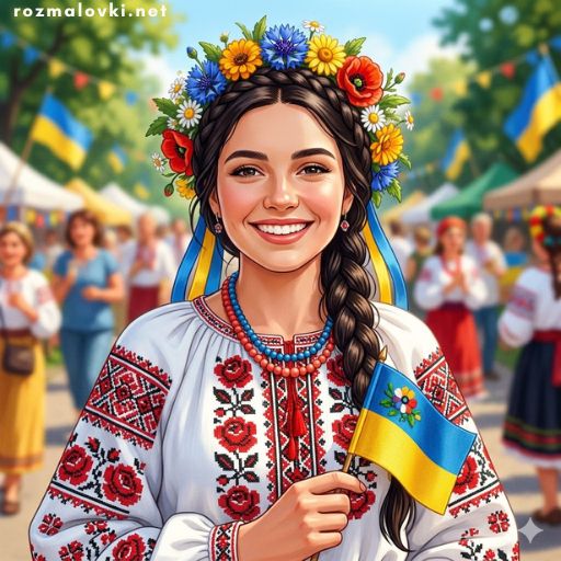 Розмальовки День вишиванки 💛💙