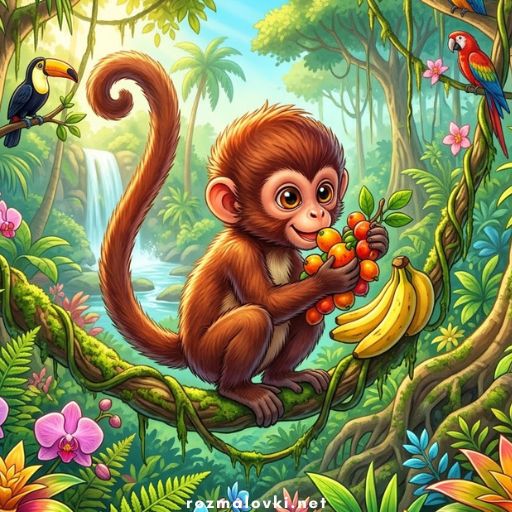 Розмальовки Мавпи 🐒