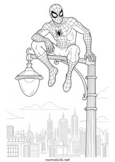 Spider-Man на ліхтарі