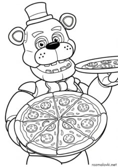 Ведмідь Фредді та піца (ФНаФ)