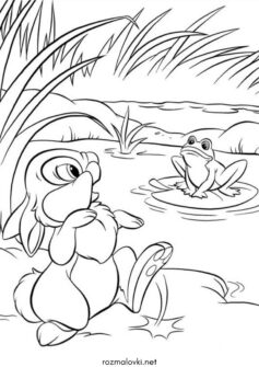 Зайчик Топотун та жабка