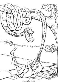 Змія Каа з Мауглі