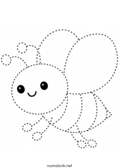 Бджілка по крапках