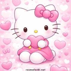 Розмальовки Хеллоу Кітті | Hello Kitty роздрукувати безкоштовно А4, скачати для дітей