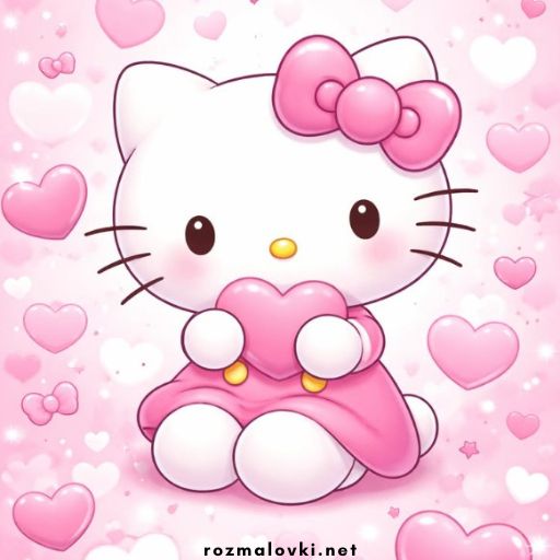 Розмальовки Хеллоу Кітті | Hello Kitty