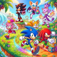 Розмальовки Сонік (Sonic) 🦔🔵 Роздрукувати безкошвтоно А4, скачати