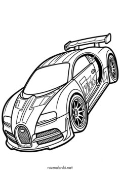 Машинка Бугатті Hot Wheels
