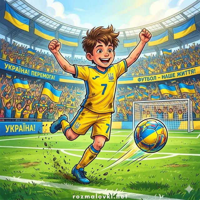 Розмальовки Футбол ⚽