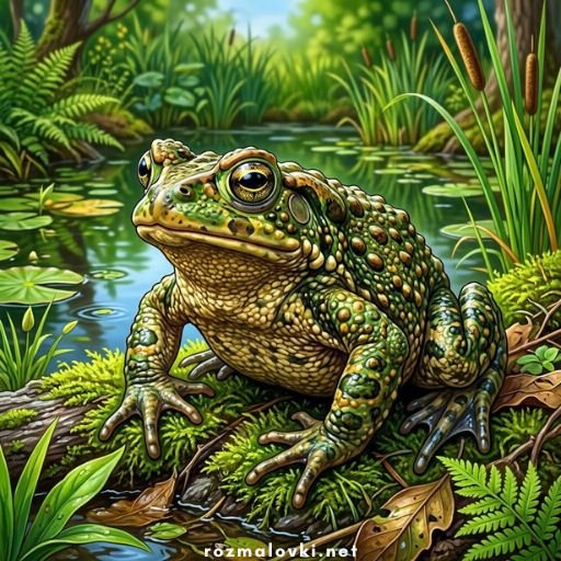 Розмальовки Жаби та ропухи 🐸